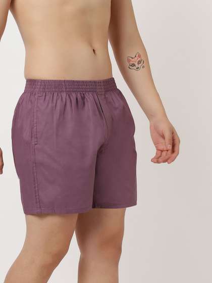 WYSE Pack Of 2
                          Pure Cotton Mid-Rise Boxers