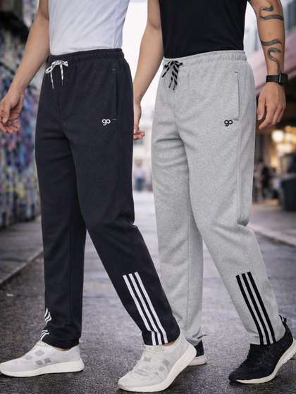 Purple Glisten Men
                        Pack of 2 Regular Fit Track Pants