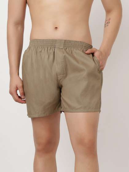 WYSE Pack Of 2 Pure
                        Cotton Mid-Rise Boxers