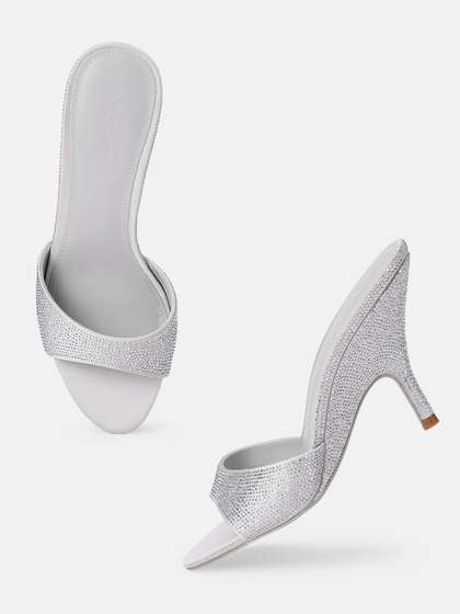 MANGO ELODIN1
                        Embellished Slim Heeled Sandals