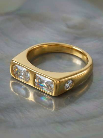 TheZazzy Unisex
                    Gold-Plated Finger Ring