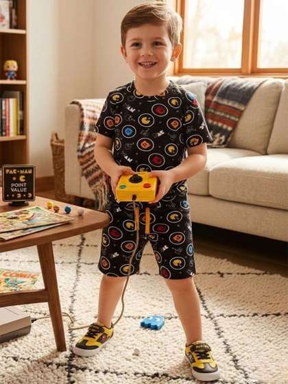 HERE&NOW Boys
                    Printed T-shirt with Shorts