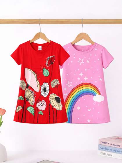 KEESOR Print A-Line
                    Dress