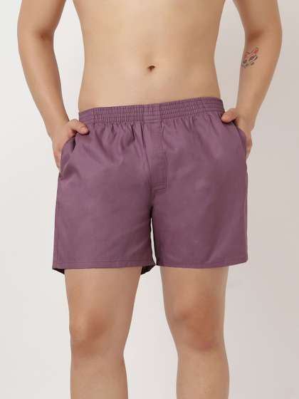 WYSE Pack Of 2 Pure
                        Cotton Mid-Rise Boxers