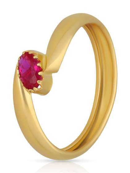 Malabar Gold &
                        Diamonds 22 Kt Finger Ring Gold - 1.11 g
