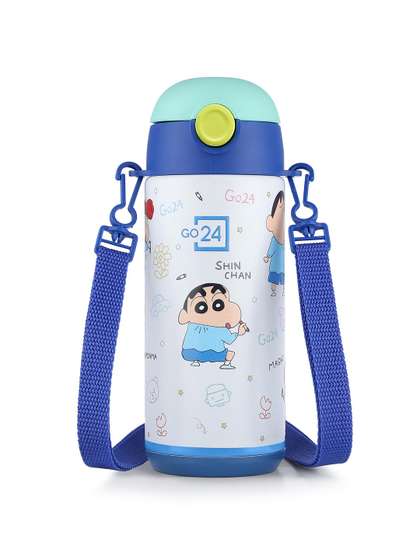Pexpo Go24 Kids Crayon
                      Shinchan Denim Blue Little Artist Hot & Cold
                      Water Bottle 300ml