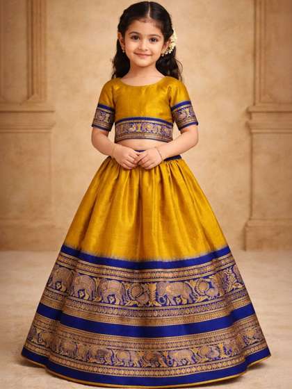 Ethzy Girls Ready to
                    Wear Lehenga &