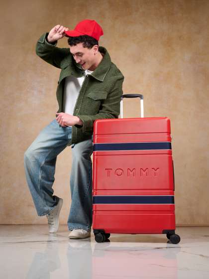 Tommy Hilfiger Las
                        Vegas Textured Medium Trolley Suitcase