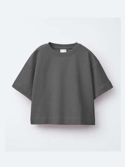 Alan Jones Girls
                    Anthracite Grey Crop Heavy Gsm Oversized Fit
                    Tshirts