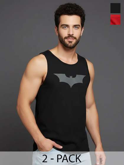 GLITO Pack of 2
                        Printed Gym Vest
