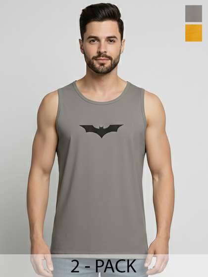 GLITO Pack of 2
                        Printed Gym Vest