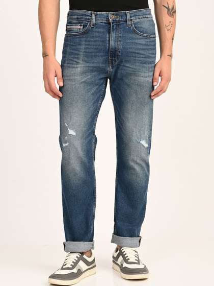 Levis Men Straight Fit Mid-Rise Jeans