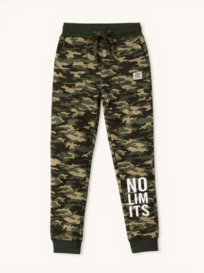 Alan Jones Boys
                    Camouflage Printed Joggers