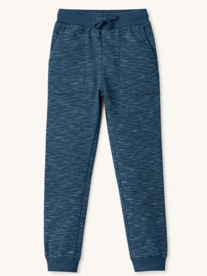 Alan Jones Boys Blue
                    Textured Joggers