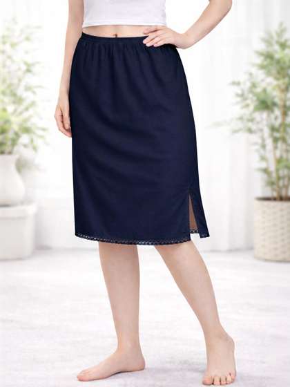 MYBODY Cotton Mini
                        Knee Length Under Skirt Shaper