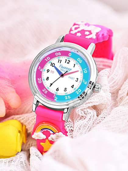YK Unisex Kids Printed
                    Dial & Straps Analogue Watch YK-25-SL-04
