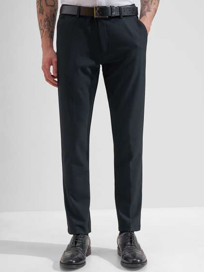 HIGHLANDER Men Slim
                        Fit Easy Wash Trousers