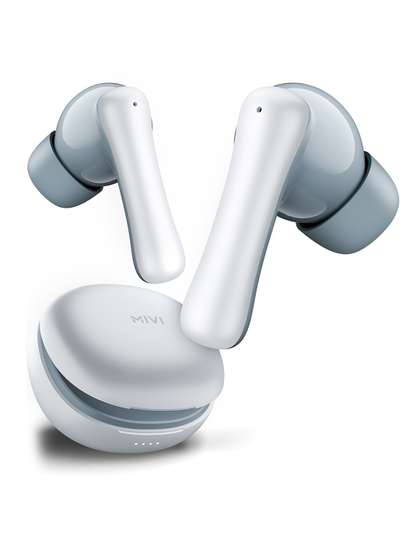mivi DuoPods
                          Marathon TWS Earbuds - Moon White