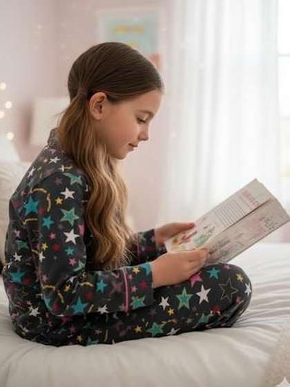 TONY & JONY Girls
                    Printed Shirt with Pyjamas Nightsuit
