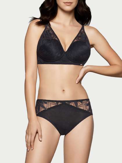 Enamor BambooBliss
                        Lace Trim Brief Mid Rise 3/4th Back Coverage -
                        IP25