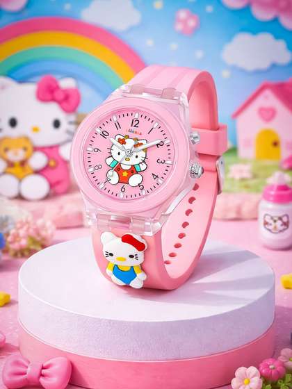 LOOKHAA Girls Printed
                    Dial & Straps Analogue Glow in the Dark Inlays
                    Watch LOOK02_C1_PINK