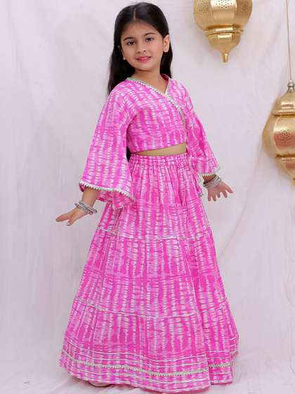 BownBee Girls Printed
                    Lehenga Choli