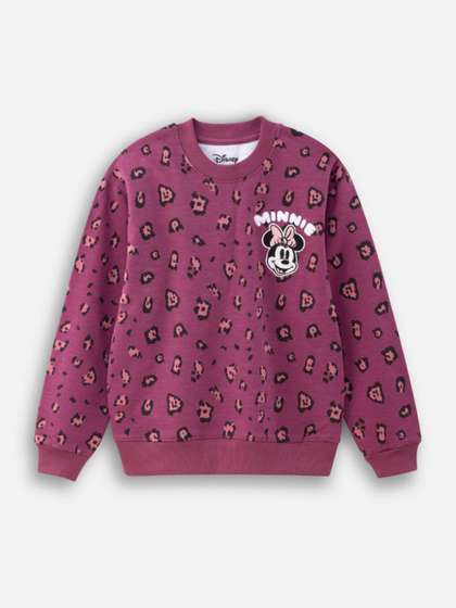 Nap Chief Girls Disney
                      Minnie Mouse Printed Cotton Sweatshirt