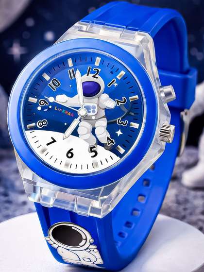 LOOKHAA Unisex Kids
                    Printed Dial & Straps Analogue Watch
                    LOOK02_C2_BLUE