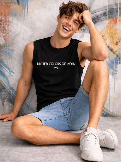 CLAFOUTIS Men Printed Tank Top