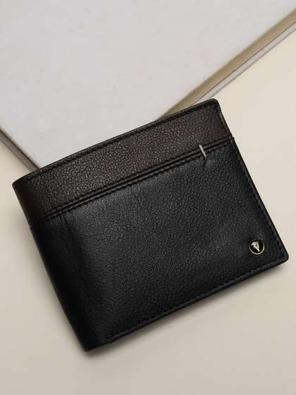 Van Heusen Men
                    Colourblocked Leather Wallets