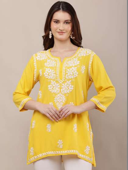 Nature thread
                        Embroidered Chikankari Handloom Chikankari
                        Kurti