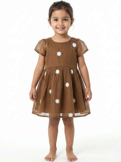 Creative Kids
                      Embroidered Fit & Flare Dress