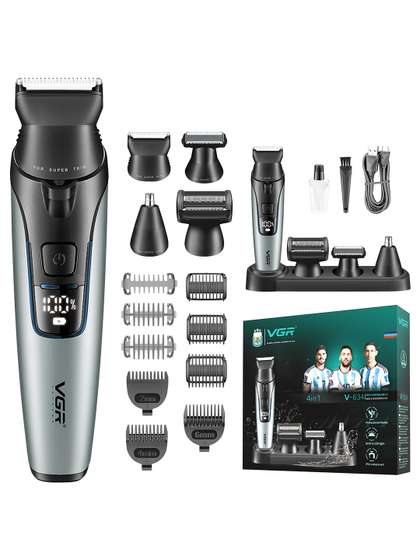 VGR 4-In-1 Beard, Nose
                      & Body Trimmer With Foil Shaver
