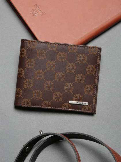 Allen Solly Men Printed
                    Leather Wallets