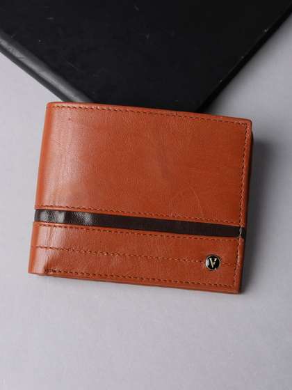 Van Heusen Men
                    Colourblocked Leather Wallets