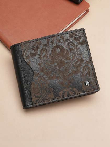 Louis Philippe Men
                    Textured Leather Wallets