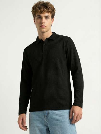 glitchez Men Polo Collar T-shirt