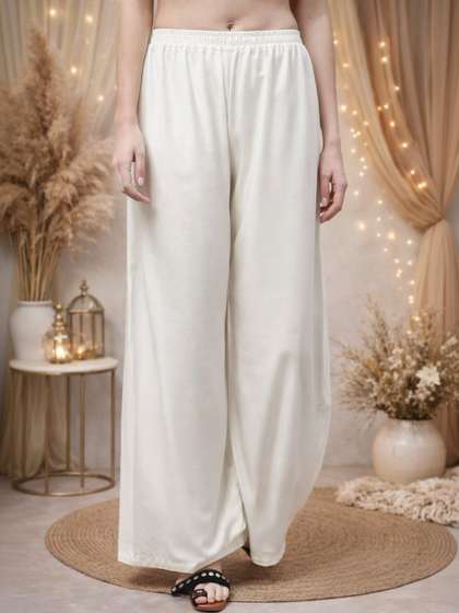 KALINI Women Flared
                        Ethnic Palazzos