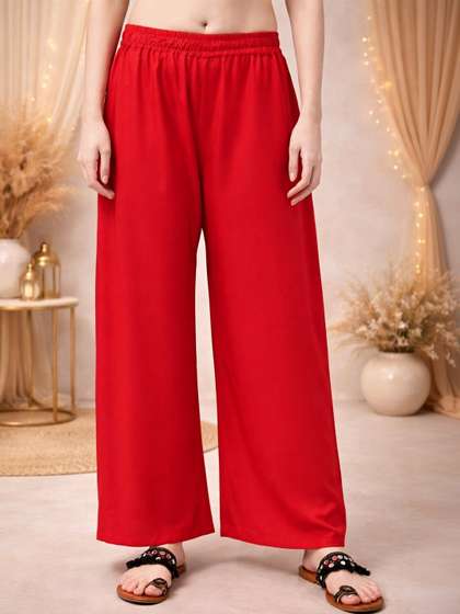 KALINI Women Flared
                        Ethnic Palazzos