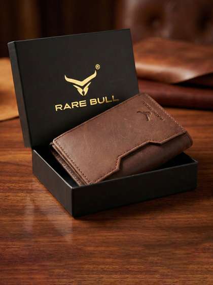 RARE BULL Men Leather
                      Wallets