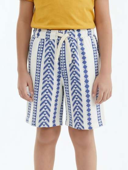 The Lion and The Fish
                    Boys Textured Jacquard Shorts