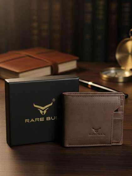 RARE BULL Men Leather
                    Wallets