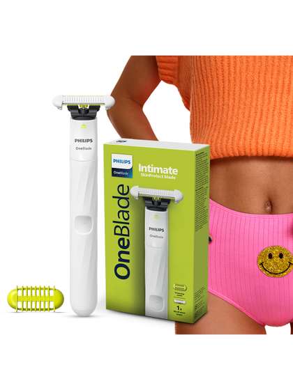 Philips OneBlade
                    Intimate Bikini, Underarm & Body Trimmer &
                    Razor for Women - QP1924/20