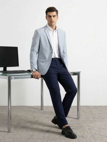 INVICTUS
                        Single-Breasted Formal Blazer