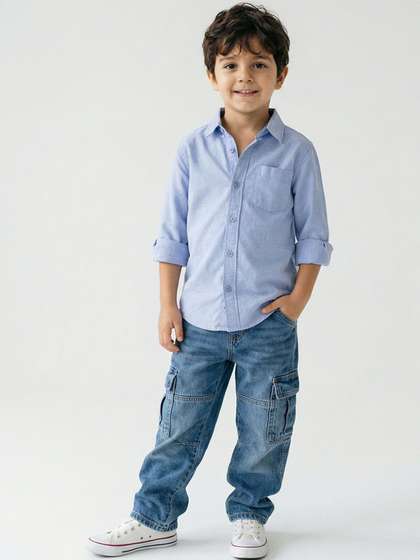 BONKIDS Boys Classic
                    Casual Shirt