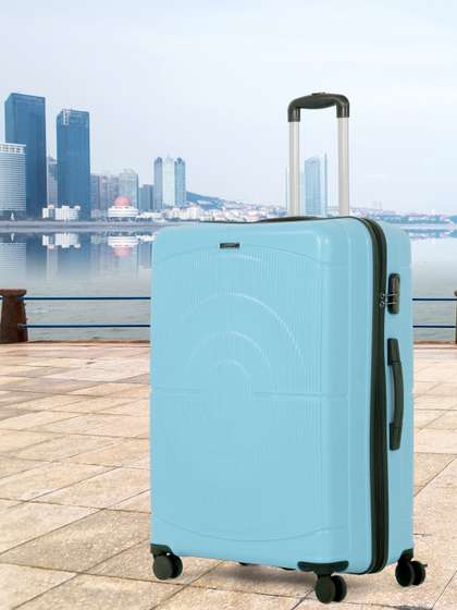 Teakwood Leathers
                          Concentrix Hard Sided Large Trolley Suitcase -
                          Volume 96 L
