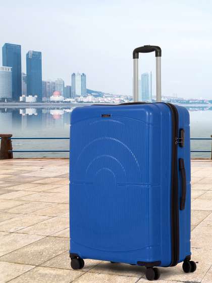 Teakwood Leathers
                        Concentrix Hard Sided Large Trolley Suitcase -
                        Volume 96 L