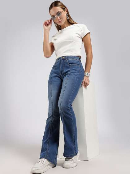 zayla Women
                          Comfort Bootcut High-Rise Light Fade Jeans