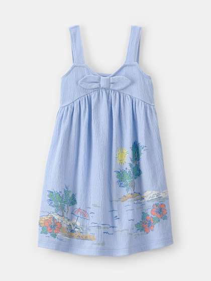 Carter's Sleeveless
                      Print Blouson Dress