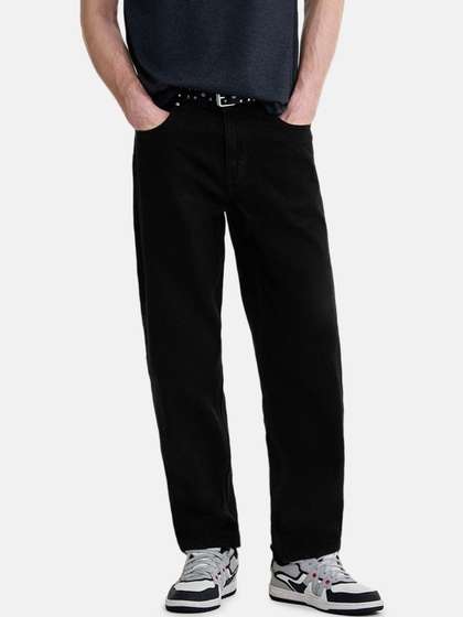 Snitch Black
                          Mid-rise Barrel Fit Jeans Jeans